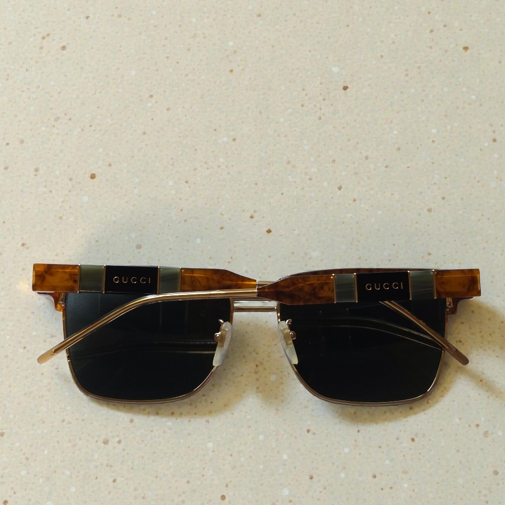 EUC Gucci GG0603S 56mm Tortoise & Gold AUTHENTIC - Picture 5 of 10
